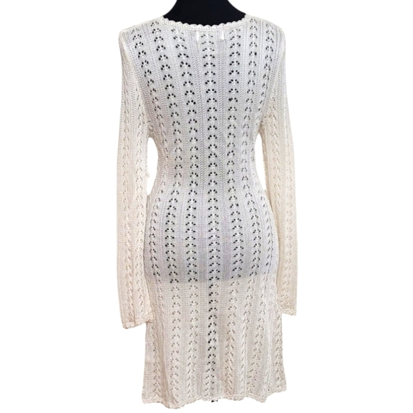 🆕️ Valenti Crochet Long Cardigan - Picture 2 of 11